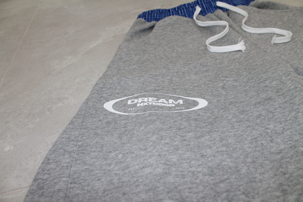 Plaid Waistband Barrel Sweatpants