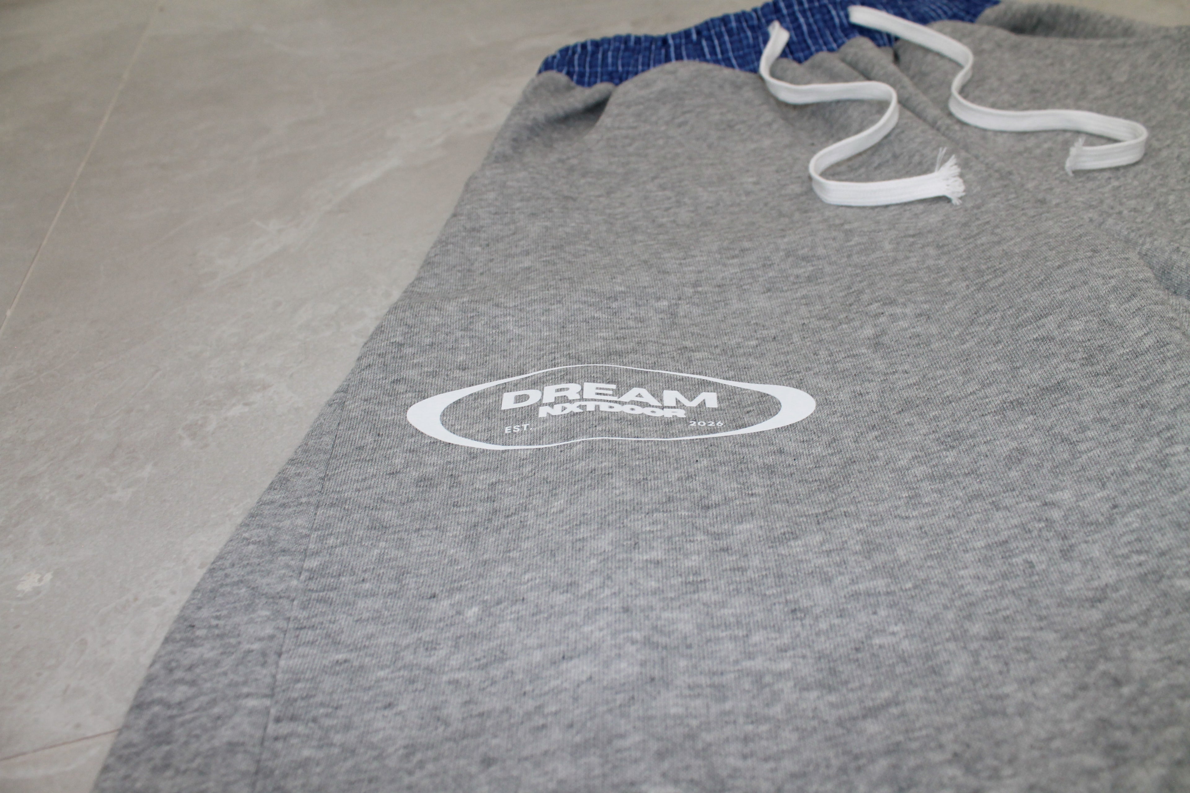 Plaid Waistband Barrel Sweatpants